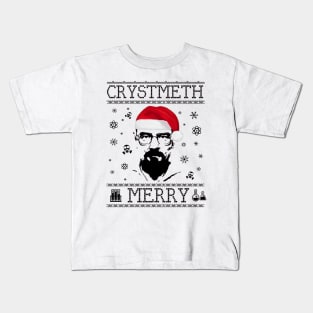 Breaking Bad Heisenberg Merry Chrystmeth Christmas Kids T-Shirt